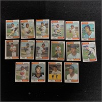 1974 Topps Indians Baseball Cards