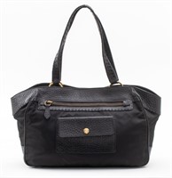 Prada Black Nylon and Leather Handbag