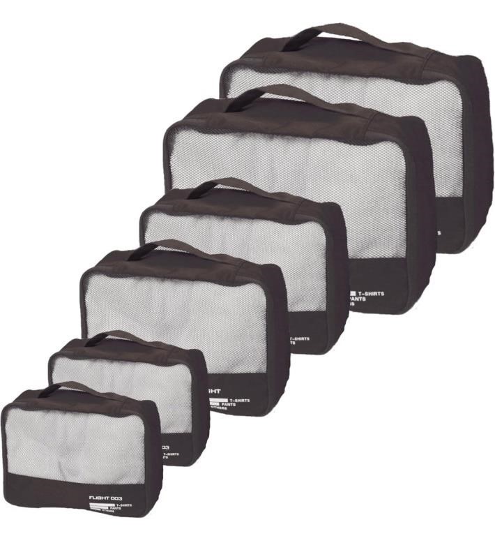 (new) set of 6 Best Packing Cubes Set Travel