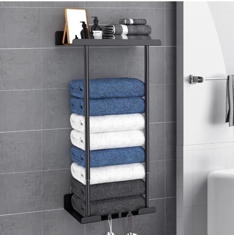 Towel Racks for Bathroom, No Drilling Towel