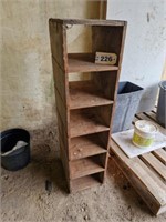 Small Wooden Shelving App 1100mm High