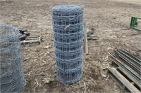 roll of 9 wire fence , 20 rod roll approx