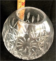 Crystal Glass Vase Round Ball