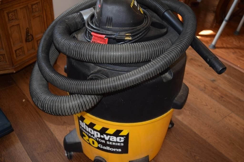 20 gallon 6 HP Shop Vac (Contractor Series) Runs