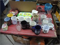 MUGS PLUS OTHER ITEMS
