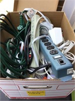 A lot of plug-in timers, adapter, extension