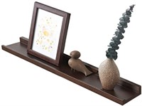 HOMWOO Picture Ledge Wooden Floating Wall Shelves