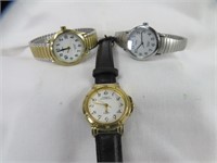 3 LADIES WRIST WATCHES (2 TIMEX & CAPRICE)