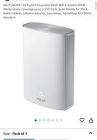 ASUS ZenWiFi AX Hybrid Powerline Mesh WiFi