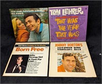 4 Matt Monro Johnny Horton Ed Ames Tom Lehrer LPs