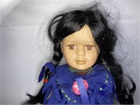16" Porcelain Indian (India) Doll