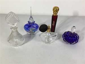 Vintage Ornate Perfume Bottles