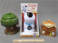 3 Cookie Jars Lot Collection