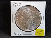 1887 Morgan Dollar