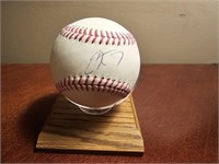 Eric Hosmer Signed Baseball- COA