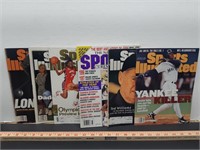 Lot of 6 Sports Illustrated Magazines w/ Montana