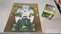 Metal John Deere wall sign and tin