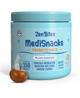 2 Jars ZenBites MediSnacks Pill Pouch Paste