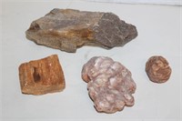 Selection of Petrified Wood & Rocks