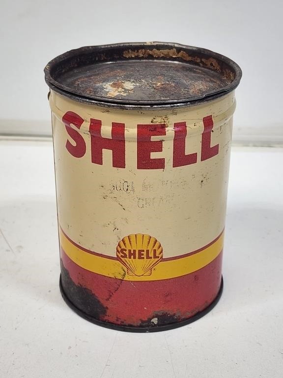 Early Shell Grease Can