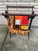 French quilt/blanket rack