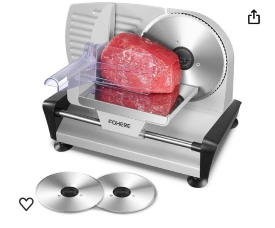 Fohere Electric Slicer Machine 200W Meat Slicer fo