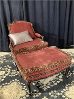 Designers high end Chair and ottoman