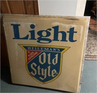 LARGE LIGHT  OLD  STYLE SIGN