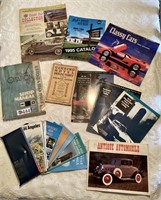 Vintage Automobilia: shop & parts books, magazines