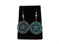 Native American Style Turquoise Women's Earrings