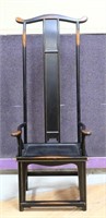 Vintage black hall chair
