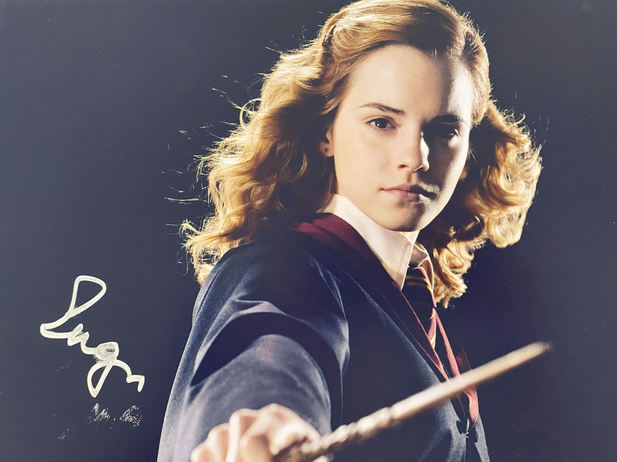 Harry Potter Emma Watson signed photo