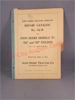 1940 one cylinder E engine parts catalog