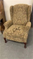 Vintage Wing Back Recliner Chair