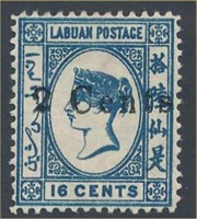 LABUAN #27 MINT FINE-VF H