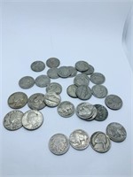 BUFFALO NICKELS 1936, (3) 1935, 36, (3) 37, 37,