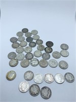 (40) SILVER DIMES INCL: 1914-D, 1902, 1914-S,