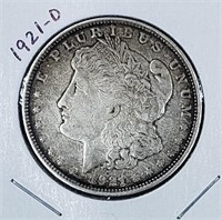 1921-D Morgan Silver Dollar