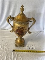 Gold Toned Victorian Style Urn