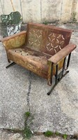 Vintage Metal Porch Glider