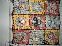 Mickey Mouse Wall Hanging and 300+ Pins, 32x32