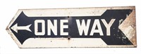 DOUBLE-SIDED ONE WAY SIGN