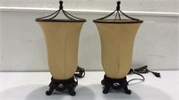 Pair of Vintage Table Up Lights K