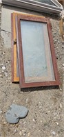 (2) Vintage Wood Clad Hinged Windows