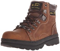 AdTec Women's 6 Inch Steel Toe Work Boot, Brown,