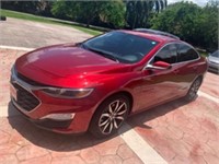 2021 CHEVY MALIBU - VIN #1G1ZG5ST3MF042794 - RED