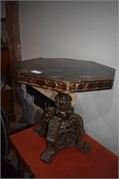 Carved End Table