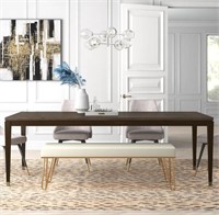 $1049 Selby Extendable Solid Wood DiningTable READ