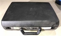 Samsonite briefcase w/ misc. forensics supplies