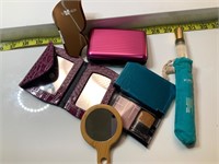 Travel Makeup, Wallet Mirror and Perfume